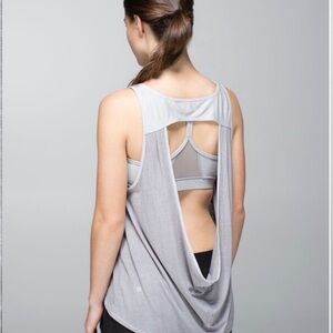 Lululemon Athletica Light Gray Tank Top